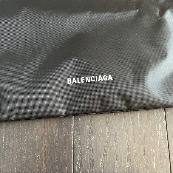 🆕 Balenciaga  Backpack black string sport bag Gym Sack Dust Bag - Picture 2 of 5
